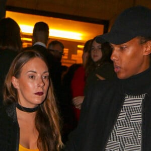 Le chanteur Stromae et sa femme Coralie Barbier - Défilé de mode "Kenzo" collection prêt-à-porter Printemps-Eté 2017 lors de la Fashion Week de Paris à la Cité de l'architecture et du patrimoine au Trocadéro à Paris, France, le 4 octobre 2016. © Agence/Bestimage 