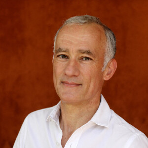 Gilles Bouleau au village des Internationaux de France de Roland Garros à Paris le 11 juin 2021. © Dominique Jacovides / Bestimage 