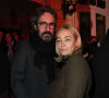 Emmanuelle Béart et son mari Frédéric Chaudier - 10e anniversaire de l'agence "Flair production" à l'hôtel "Le Marois" à Paris, le 28 mars 2019. © Coadic Guirec/Bestimage