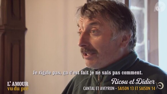 Didier de "L'amour est dans le pré 2019" dans "L'amour vu du pré", le 22 novembre, sur M6