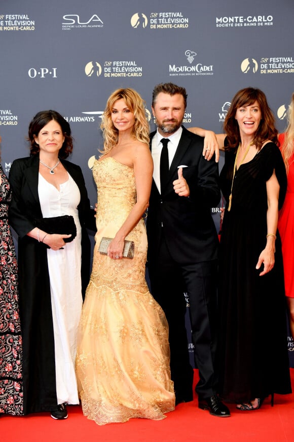 Charlotte Valandrey, Ingrid Chauvin, Alexandre Brasseur et Anne Caillon lors du photocall de la soirée d'ouverture du 58ème festival de Télévision de Monté-Carlo au Grimaldi Forum à Monaco le 15 juin 2018. © Bruno Bebert / Bestimage