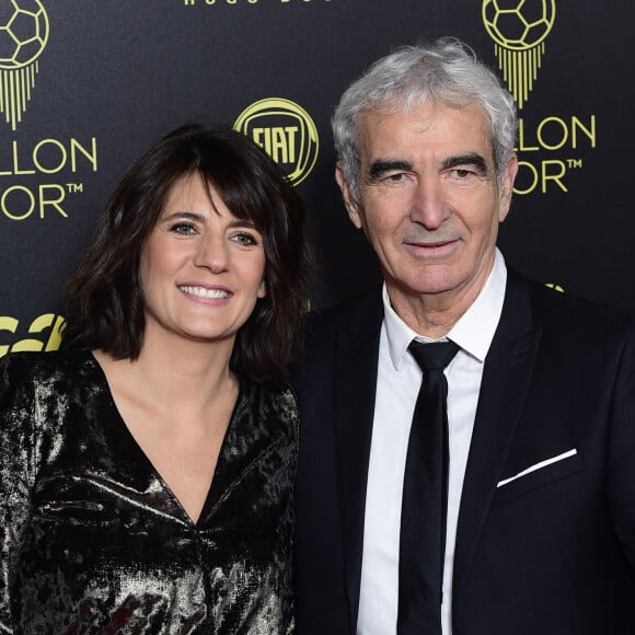 Estelle Denis et Raymond Domenech - Cérémonie du Ballon d'Or à Paris. © JB Autissier/Panoramic/Bestimage