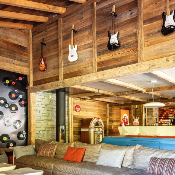 Chalet Carte Blanche Rock N Love à Tignes où a résidé Orelsan.