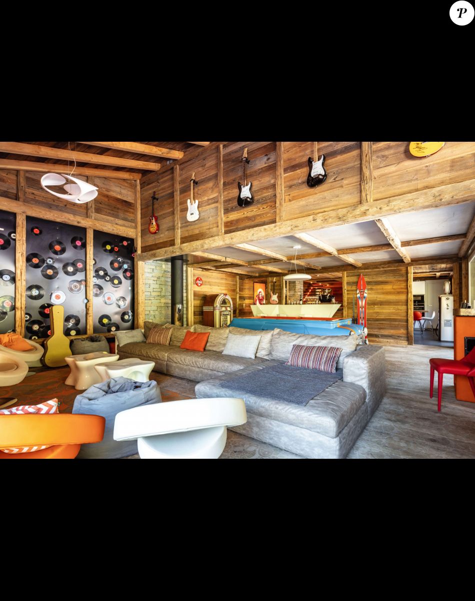Chalet Carte Blanche Rock N Love à Tignes où a résidé Orelsan.