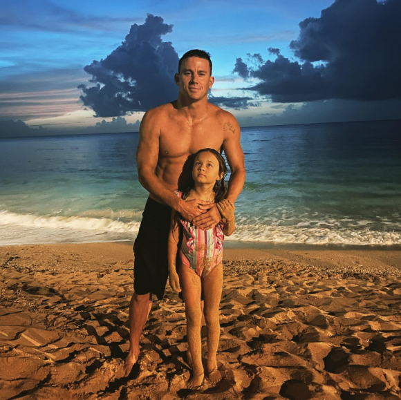 Channing Tatum et sa fille Everly en juin 2021.