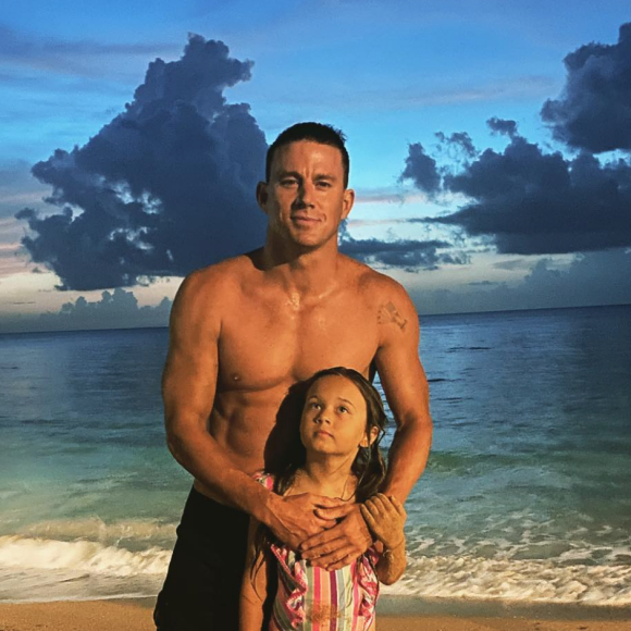 Channing Tatum et sa fille Everly en juin 2021.