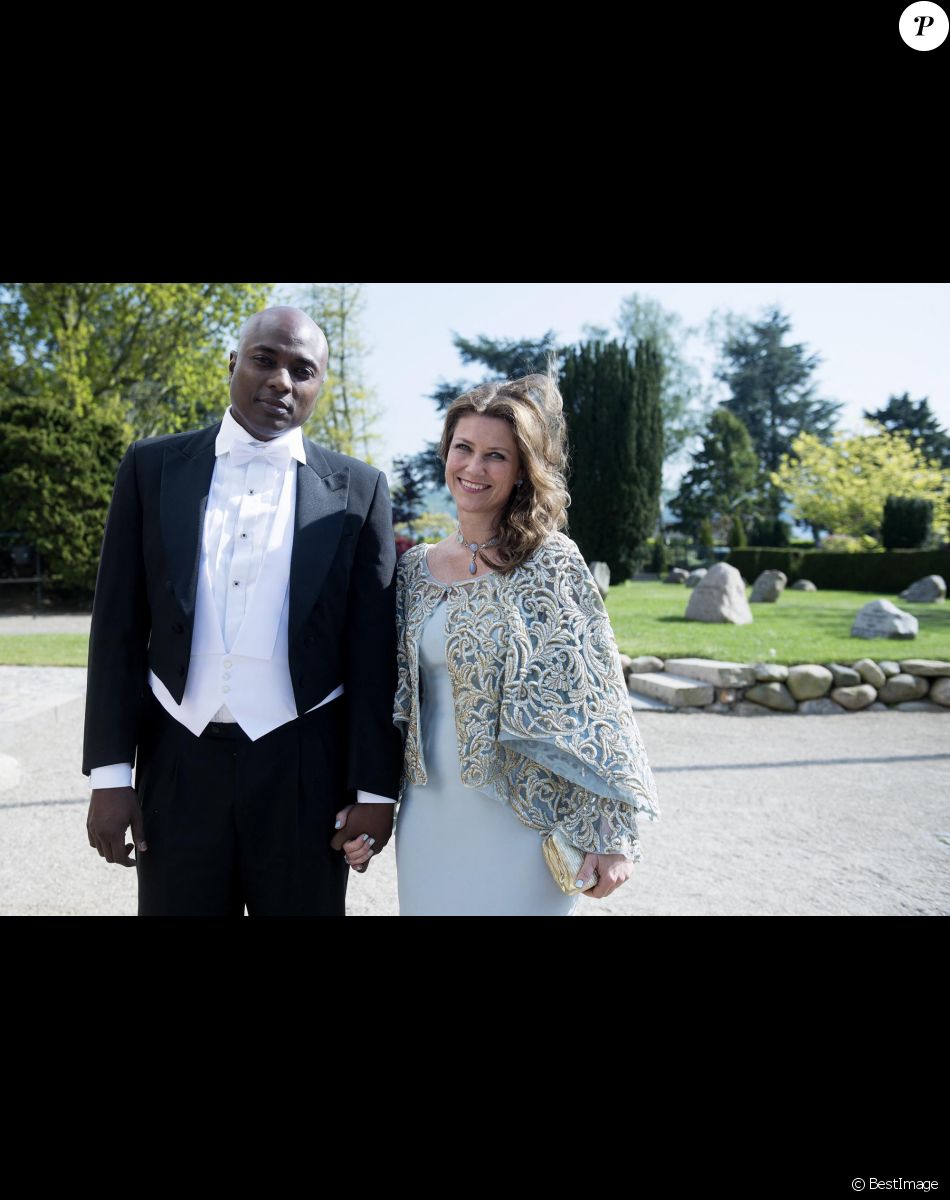 Shaman Durek, la princesse Martha Louise de Norvège - Mariage de la princesse Alexandra de Sayn-Wittgenstein-Berleburg avec le comte danois Michael Preben Ahlefeldt-Laurvig-Bille à Svendborg au Danemark le 18 mai 2019.