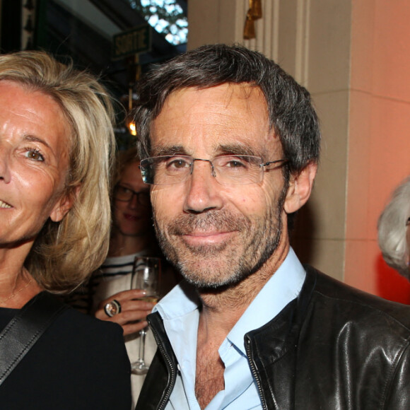Claire Chazal et David Pujadas - Soirée de "L'été littéraire des deux Magots" au café restaurants Les Deux Magots à Paris le 25 juin 2018. © Denis Guignebourg/Bestimage