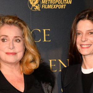 Catherine Deneuve et sa fille Chiara Mastroianni à l'avant-première de "Silence" au musée Guimet à Paris, le 12 Janvier 2017. © Guirec Coadic/Bestimage 