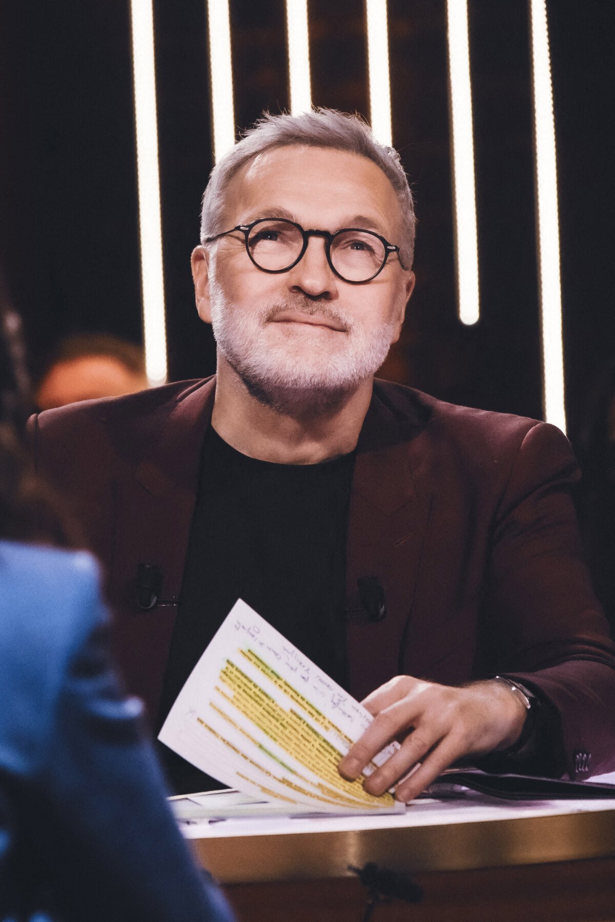 Photo Exclusif Laurent Ruquier Sur Le Plateau De Lémission On Est En Direct Oeed Du 