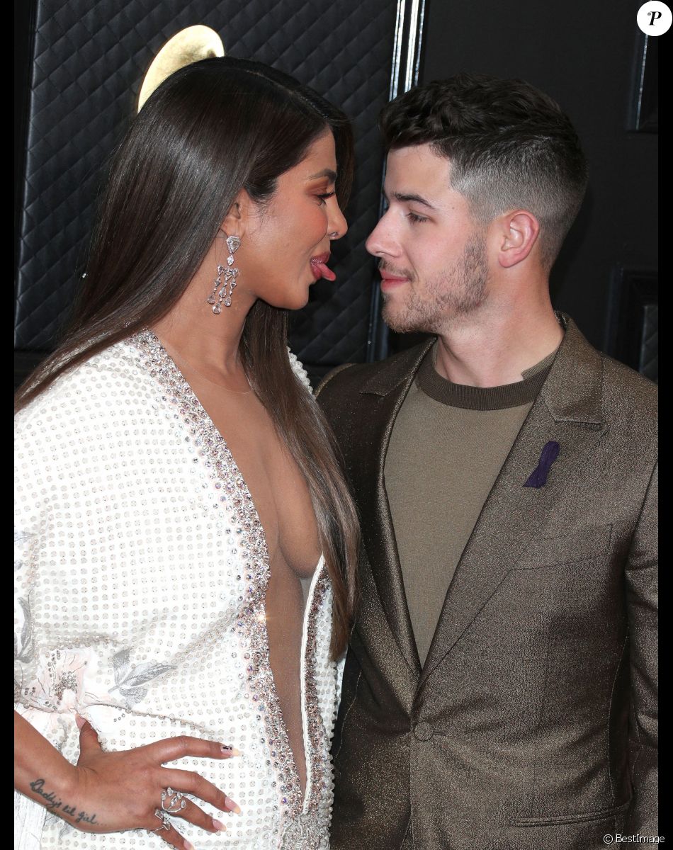 Priyanka Chopra Jonas, Nick Jonas- 62ème soirée annuelle des Grammy Awards à Los Angeles, le 26 janvier 2020.