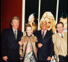 Alain Delon, Vanessa Paradis, Jean-Paul Belmondo et Patrice Leconte à la première du film "Une chance sur deux".