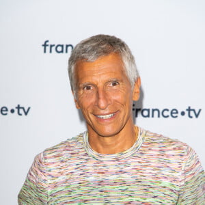 Nagui lors du photocall dans le cadre de la conférence de presse de France Télévisions au Pavillon Gabriel à Paris, France, le 24 août 2021. © Pierre Perusseau/Bestimage