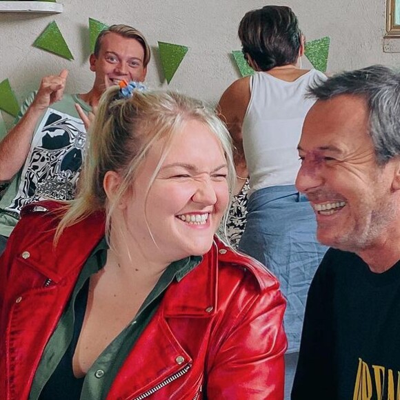 Lola Dubini et Jean-Luc Reichmann sur Instagram. Le 29 septembre 2021.