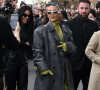 Kim Kardashian arrive au défilé Prada (collection automne-hiver 2022-2023) à Milan, le 24 février 2022.
