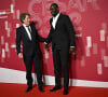 Omar Sy et François Cluzet - Photocall de la 47ème édition de la cérémonie des César à l'Olympia à Paris, le 25 février 2022. © JB Autissier/Panoramic/Bestimage 