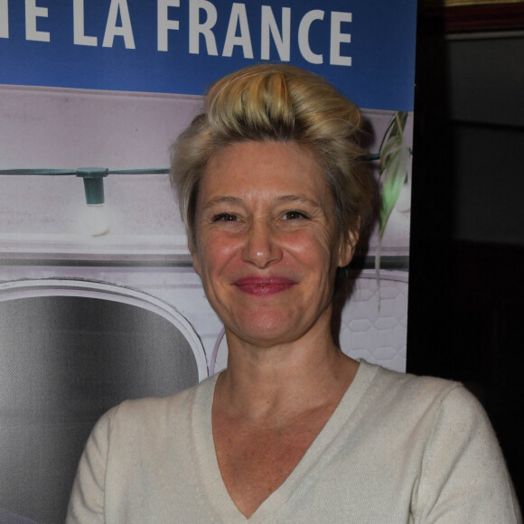 Exclusif - Maïtena Biraben lors de la représentation exceptionnelle du spectacle de Vincent Moscato "Complètement Jojo" au théâtre du Gymnase. Paris, le 10 avril 2019. © Guirec Coadic/Bestimage 