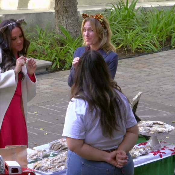 Meghan Markle sur le plateau de l'émission "The Ellen Show" à Los Angeles. Novembre 2021