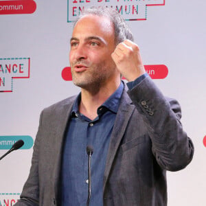 Raphaël Glucksmann - Grand meeting de Audrey Pulvar pour les élections régionales au gymnase Japy à Paris le 16 juin 2021.