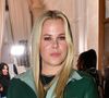 Shannon Sundberg, la veuve de Virgil Abloh, assiste au défilé Off-White™ Automne/hiver au palais Brongniart à Paris. © Veeren-Christophe Clovis / Bestimage