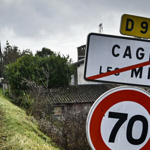 Vue générale de la maison de Delphine Jubillar à Cagnac-les-Mines, France, le 8 janvier 2022