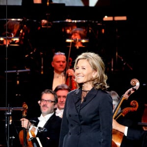 Exclusif - Claire Chazal - Enregistrement de l'émission "Le grand échiquier" à Paris, présentée par C.Chazal, et diffusée le 20 décembre sur France 3. Le 25 Novembre 2021 © Dominique Jacovides / Bestimage