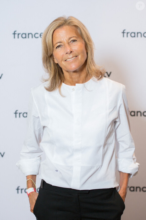 Claire Chazal - Photocall de la conférence de presse de rentrée de France Télévisions au Pavillon Gabriel à Paris. Le 24 août 2021