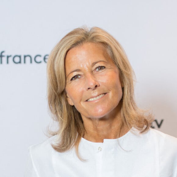 Claire Chazal - Photocall de la conférence de presse de rentrée de France Télévisions au Pavillon Gabriel à Paris. Le 24 août 2021