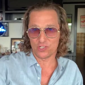 Matthew McConaughey inaugure sa chaîne YouTube. Los Angeles. Le 18 mars 2021. 