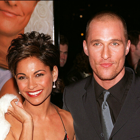 Matthew McConaughey et sa petite amie de l'époque aux Oscars 2001 © Lionel Hahn/ABACA.