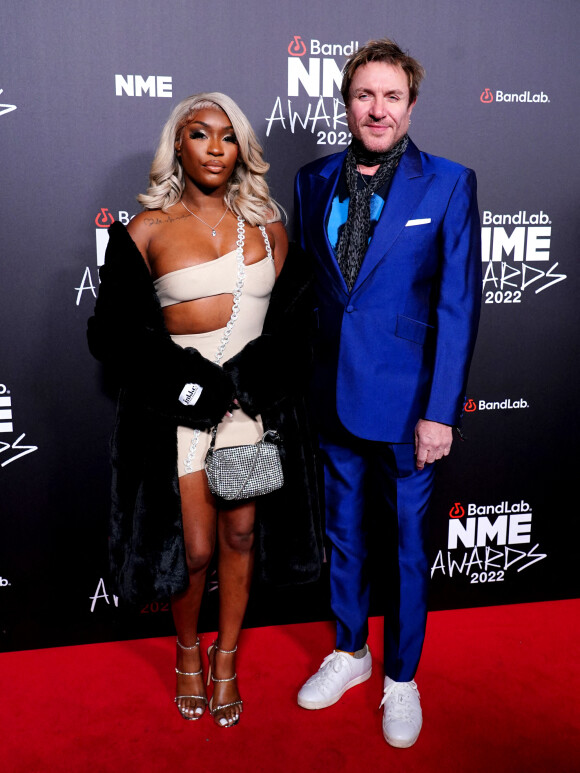 Ivorian Doll et Simon Le Bon assistent aux NME Awards à la Brixton Academy. Londres, le 2 mars 2022.