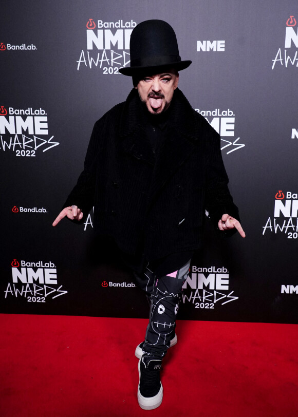 Boy George assiste aux NME Awards à la Brixton Academy. Londres, le 2 mars 2022.