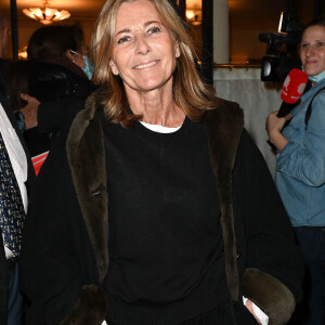 Claire Chazal - Lancement du numéro 75 de la revue littéraire "La règle du jeu", avec pour thème "Comment lisez-vous ?", au Café de Flore à Paris. Le 16 février 2022 © Coadic Guirec / Bestimage