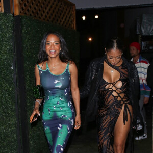 Exclusif - Christina Milian célèbre le 36 ème anniversaire de sa soeur Danielle à Los Angeles. Le 2 mars 2022.