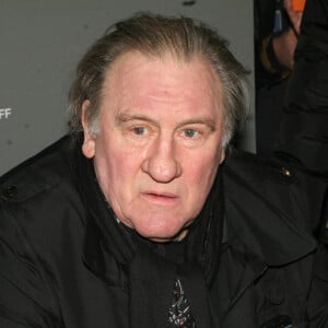 Gérard Depardieu - Salon du livre à la porte de Versailles à Paris le 18 mars 2018.