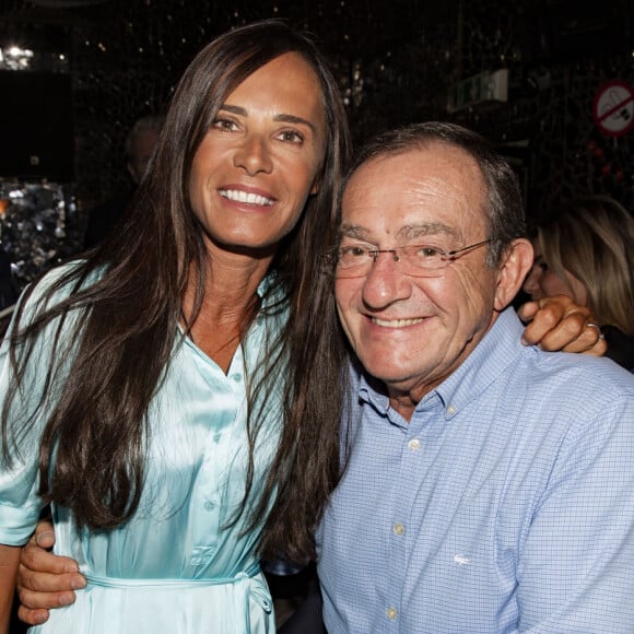 Exclusif - Nathalie Marquay et son mari Jean-Pierre Pernaut - Soirée au Don Camilo pour le lancement du clip "Radio Aktébo" à Paris. © Jack Tribeca/Bestimage