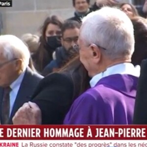 Nathalie Marquay le jour des obsèques de son mari Jean-Pierre Pernaut, le 9 mars 2022