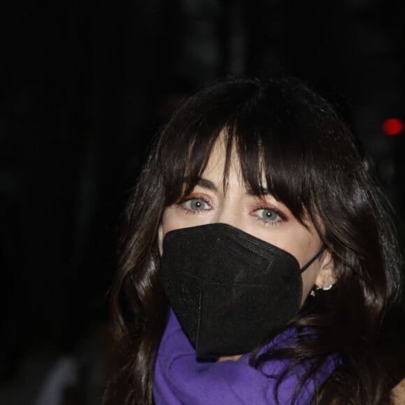 Exclusif - Nolwenn Leroy - Arrivée à l'enregistrement de l'émission "Vivement dimanche" au studio Gabriel, diffusée le 27 février 2022. Paris. Le 26 janvier 2022. 