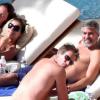George Clooney et Elisabetta Canalis bronzent sous le soleil de Mexico le 29 décembre 2009
