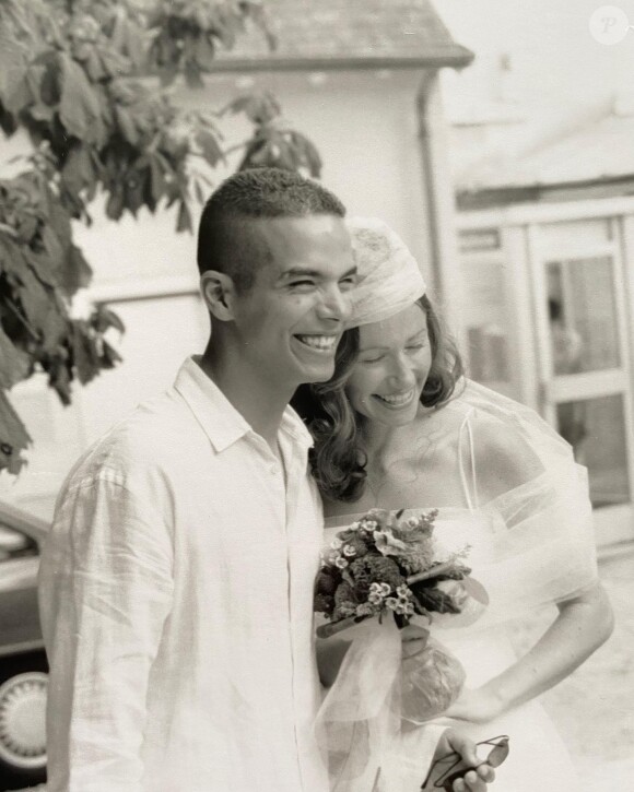 Sophie Ferjani et Baligh lors de leur mariage