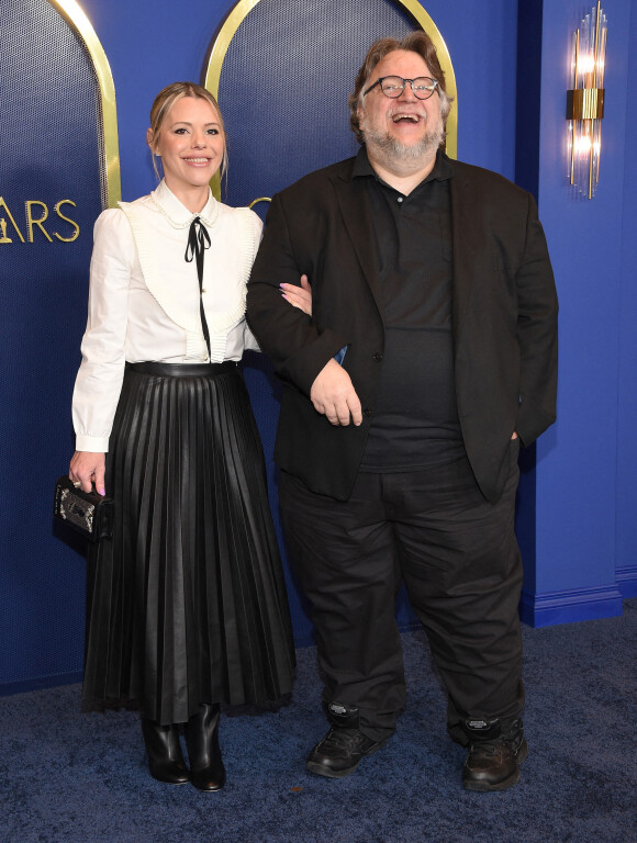 Guillermo del Toro au photocall du déjeuner des nominés de la 94ème édition des Oscar à Los Angeles, le 7 mars 2022. © Lisa O'Connor/Zuma Press/Bestimage