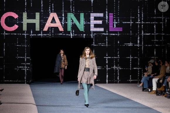 Défilé Chanel, collection prêt-à-porter automne-hiver 2022/2023 au Grand Palais Ephémère. Paris, France, le 8 mars 2022. © Olivier Borde/Bestimage