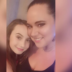 Magalie Vaé et sa fille Eléa