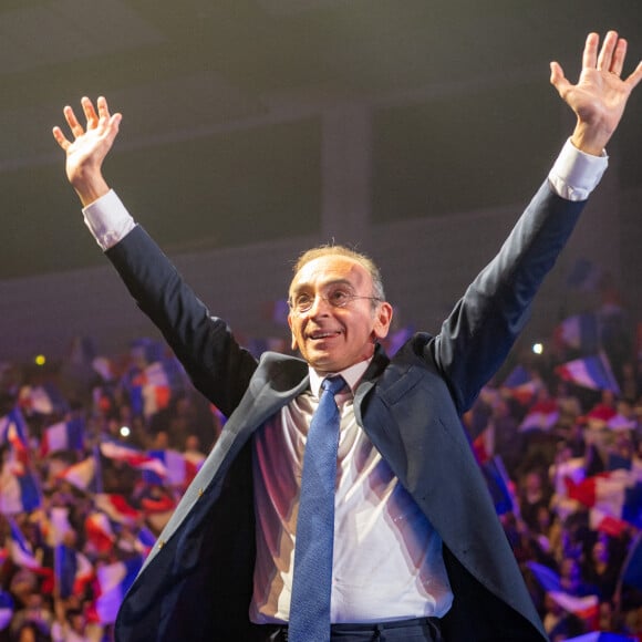 Meeting de Eric Zemmour, candidat à l'élection présidentielle, au Zénith de Toulon le 6 mars 2022.