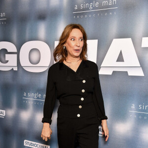 Emmanuelle Bercot à la première du film "Goliath" au cinéma UGC Normandie à Paris, le 8 mars 2022. © Pierre Perusseau/Bestimage 
