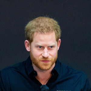 Le prince Harry se déplace à La Haye quelques jours après la naissance de son premier enfant Archie pour une conférence pour la prochaine compétition Invictus Games qui se déroulera aux Pays-Bas. La Haye, le 9 mai 2019.