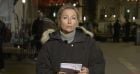 Anne-Sophie Lapix présente le journal de 20h sur France 2 en directe de l'Ukraine où la guerre avec la Russie fait rage