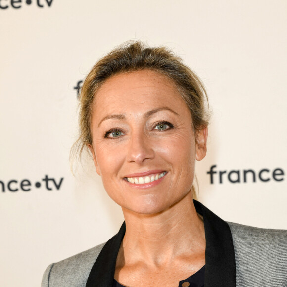 Anne-Sophie Lapix au photocall de la conférence de presse de France 2 au théâtre Marigny à Paris le 18 juin 2019 © Coadic Guirec / Bestimage