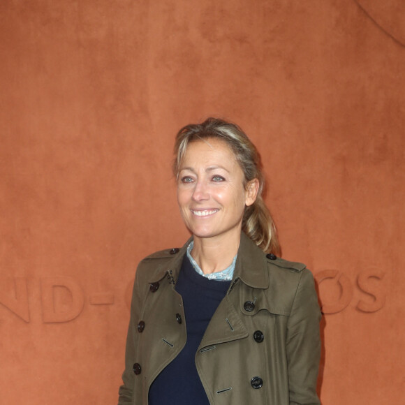 Anne-Sophie Lapix au village des internationaux de France de tennis de Roland Garros 2019 à Paris le 7 juin 2019. © Cyril Moreau / Bestimage