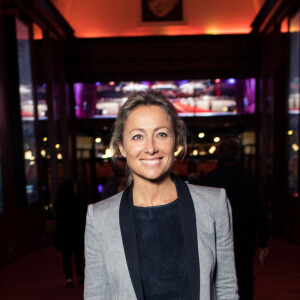 Exclusif - Anne-Sophie Lapix - People au concert unique "Au cinéma" de Renaud Capuçon à l'Olympia à Paris le 14 octobre 2018. © Dominique Jacovides - Cyril Moreau/Bestimage